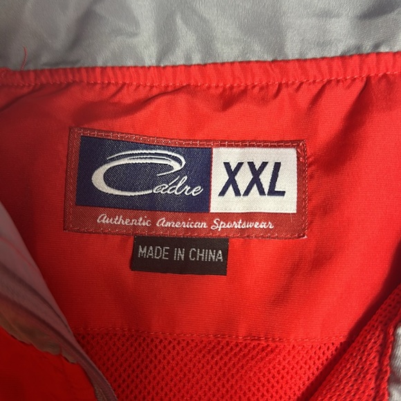 Ohio State Pullover OSU OH IOXXL Nylon Pullover Half Zip. See pic small hole - Picture 5 of 10